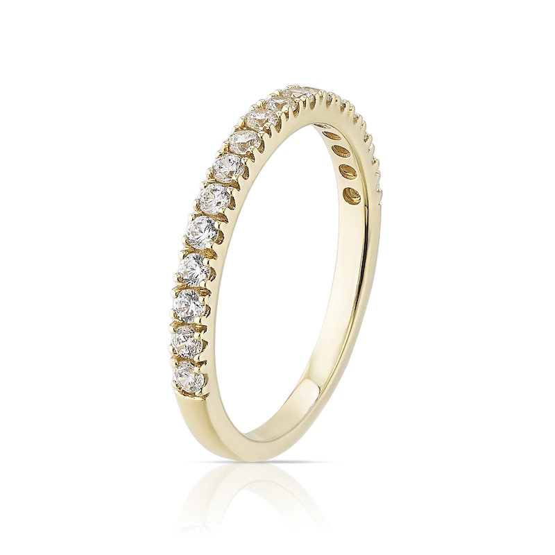 Main Image 2 of 9ct Yellow Gold & Cubic Zirconia Eternity Ring