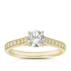 Thumbnail Image 1 of 9ct Yellow Gold & Cubic Zirconia Solitaire Ring