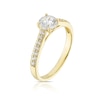 Thumbnail Image 2 of 9ct Yellow Gold & Cubic Zirconia Solitaire Ring
