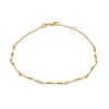 Thumbnail Image 1 of 9ct Yellow Gold 7" Diamond Cut Twist Bracelet