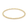 Thumbnail Image 1 of 9ct Yellow Gold 7.5&quot; Diamond Cut Chain Bracelet