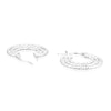 Thumbnail Image 2 of Sterling Silver Diamond Cut Multi Layer Hoop Earrings