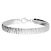 Thumbnail Image 1 of Sterling Silver 7" Diamond Cut Thin Chain Bracelet