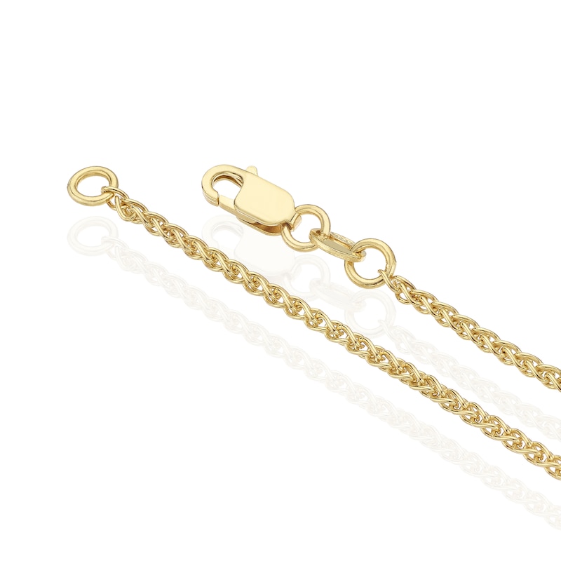 Main Image 3 of Sterling Silver & 18ct Yellow Gold Plated Vermeil Cubic Zirconia Cross Shaped Pendant
