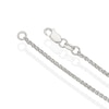 Thumbnail Image 3 of Sterling Silver & Cubic Zirconia Polished Dog Tag Pendant Necklace