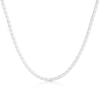 Thumbnail Image 1 of Sterling Silver Rounded Curb Chain Necklace