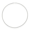 Thumbnail Image 2 of Sterling Silver Rounded Curb Chain Necklace