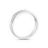 Thumbnail Image 3 of Sterling Silver Cubic Zirconia Matte & Polished Ring