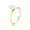 Thumbnail Image 2 of 9ct Yellow Gold Cubic Zirconia Oval Shaped Bezel Ring