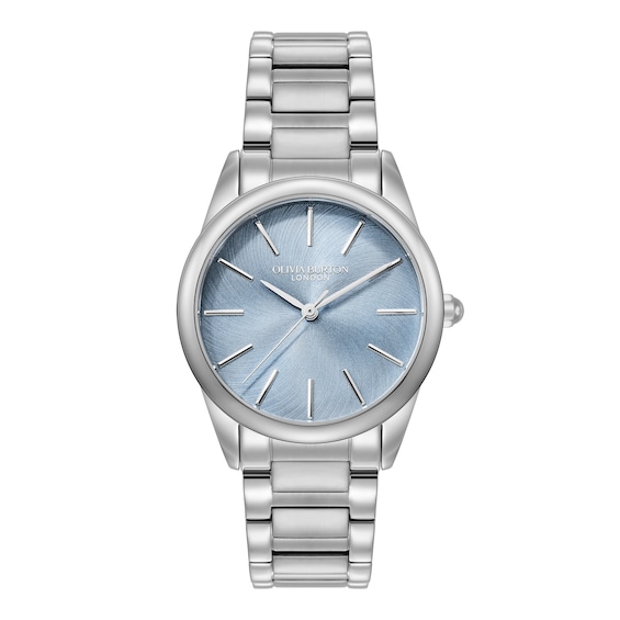 Women's Olivia Burton Intensity 34Mm Sky Blue Dial & Stainless Steel Watch