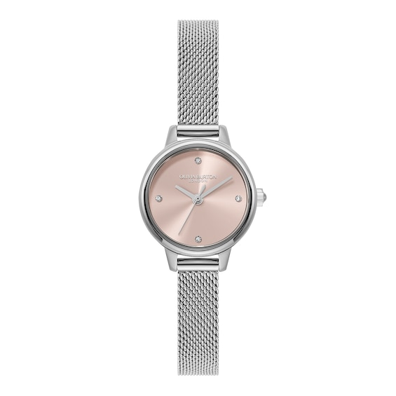 Olivia Burton Women's Mini Classics Stainless Steel Mesh Bracelet Watch - Image 5