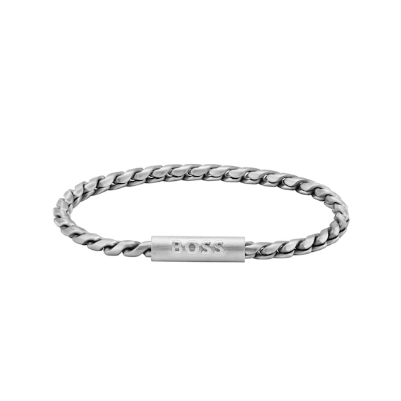 Men's Boss Doran Stainless Steel Link Bracelet