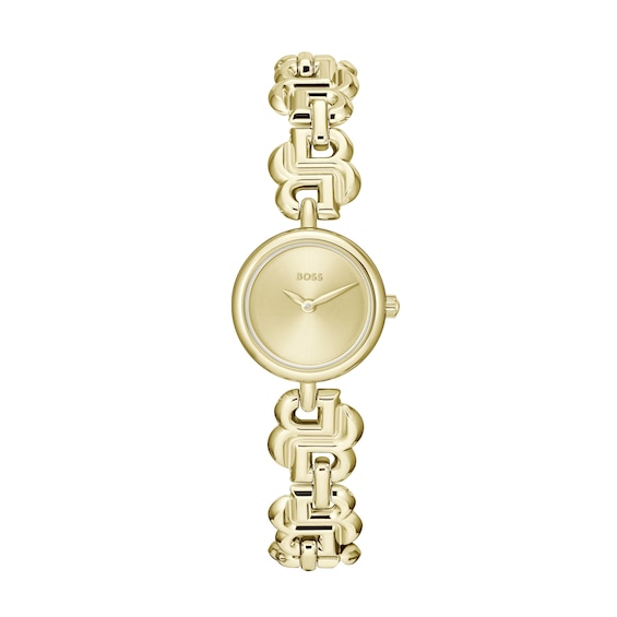 House of Watches - BOSS Ladies Double B Gold Watch 1502794 - Image 7