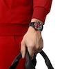 Thumbnail Image 5 of Tissot Seastar 40mm Red Dial & PVD Black Bracelet Watch