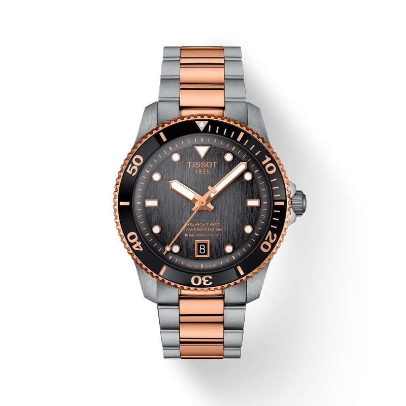 Main Image 1 of Tissot Seastar Automatic 40mm Two Tone Bracelet Watch