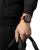 Thumbnail Image 5 of Tissot T-Race Chronograph PVD & Silicone Orange Strap Watch