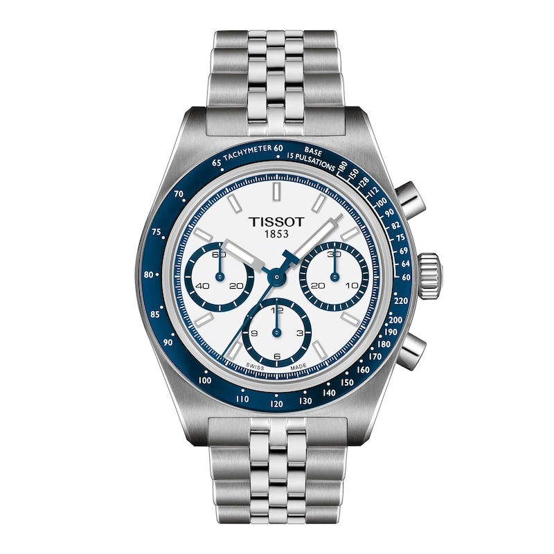 Main Image 1 of Tissot PR516 Automatic Chronograph White Dial & Stainless Steel Watch