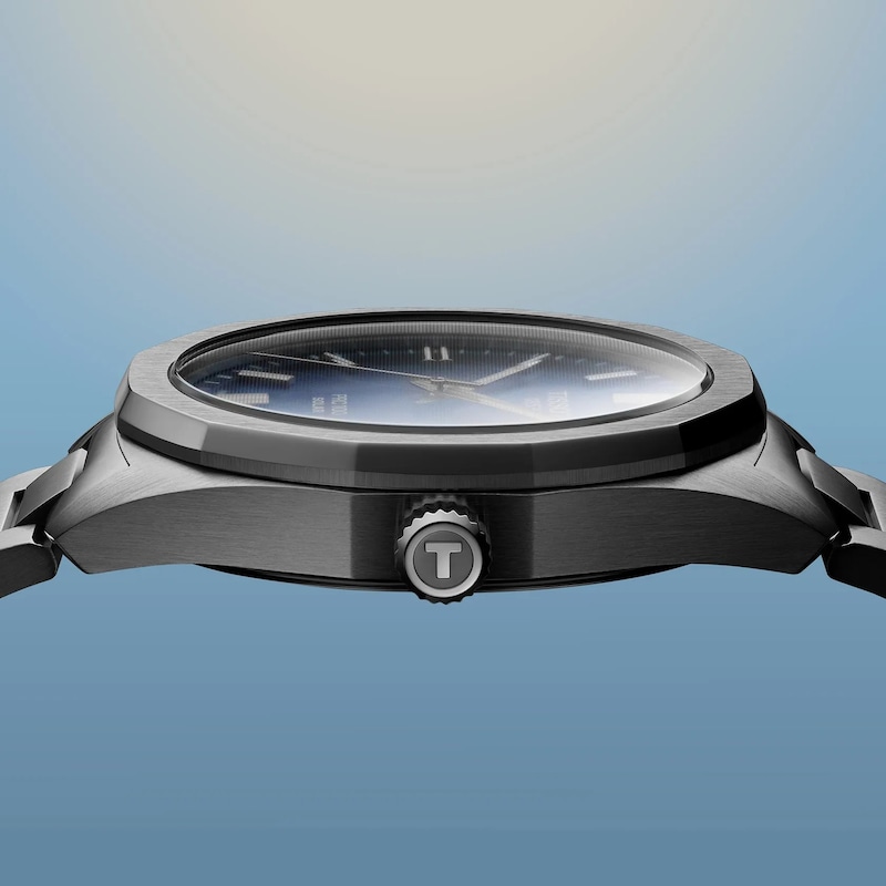 Main Image 6 of Tissot PRC100 39mm Solar Blue Dial & Stainless Steel Watch