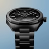 Thumbnail Image 8 of Tissot PRC100 39mm Solar Black PVD Bracelet Watch