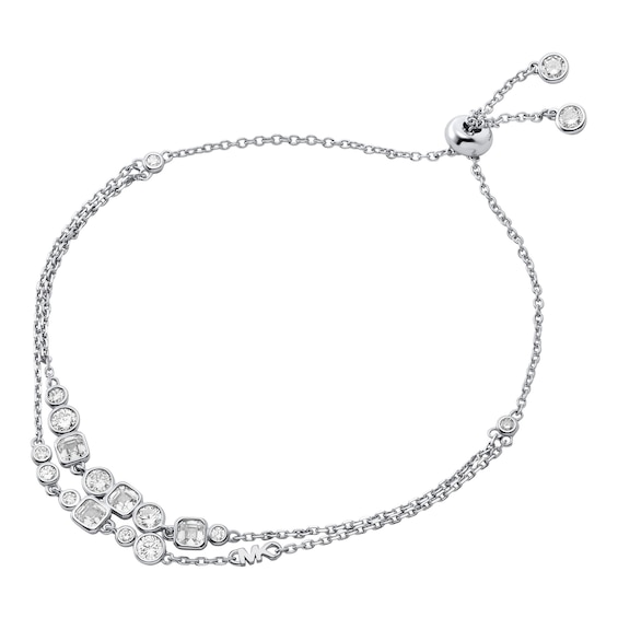 Michael Kors Brillance Sterling Silver and Cubic Zirconia Be