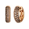 Thumbnail Image 1 of Le Vian 14ct Rose Gold 0.80ct Diamond Hoop Earrings