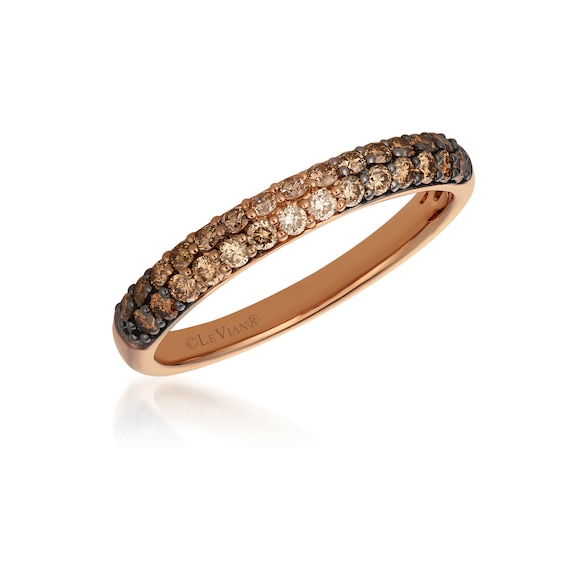 Le Vian 14ct Rose Gold 0.50ct Diamond Brown Ombre Eternity R