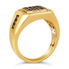 Thumbnail Image 2 of Le Vian 14ct Yellow Gold 0.80ct Diamond Round Cut Signet Ring
