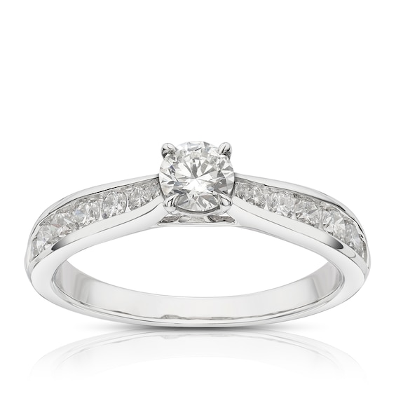 18ct White Gold 0.75ct Diamond Solitaire Ring