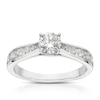 Thumbnail Image 1 of Engagement Ring 18ct White Gold Channel Set Solitaire 1ct Diamond Ring