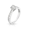 Thumbnail Image 2 of Engagement Ring 18ct White Gold Channel Set Solitaire 1ct Diamond Ring