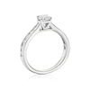 Thumbnail Image 3 of Engagement Ring 18ct White Gold Channel Set Solitaire 1ct Diamond Ring