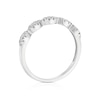 Thumbnail Image 3 of 9ct White Gold 0.15ct Diamond Marquise Shaped Eternity Ring