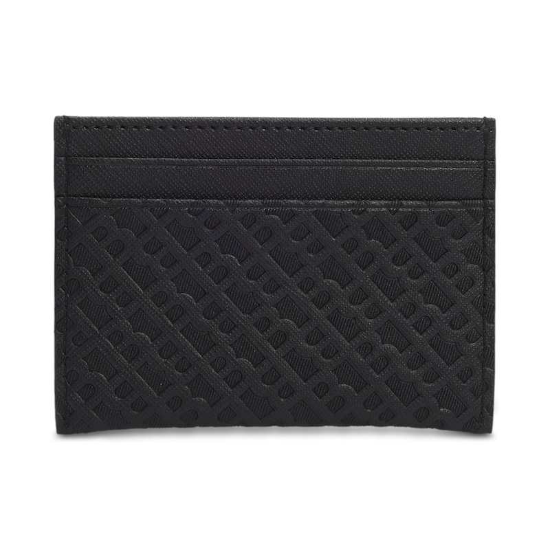 Main Image 3 of BOSS Black Leather Monogram Card Holder