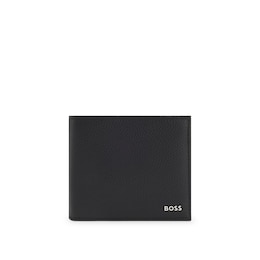 BOSS Black Leather Textured Wallet