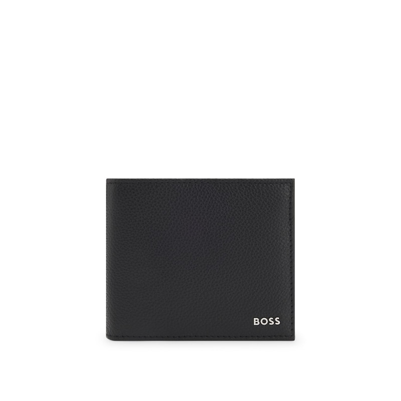 Main Image 1 of BOSS Black Leather Textured Wallet