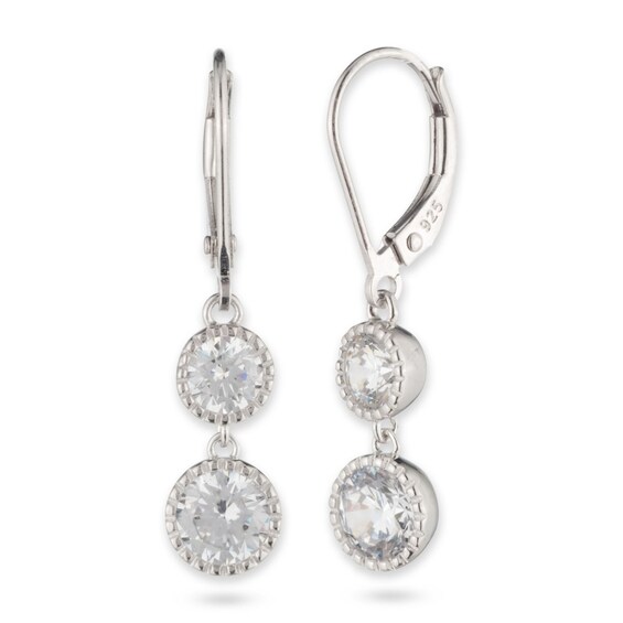Lauren Ralph Lauren Sterling Silver and Crystal Drop Earring