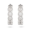 Thumbnail Image 2 of Lauren Ralph Lauren Sterling Silver & Crystal Mini Hoop Earrings