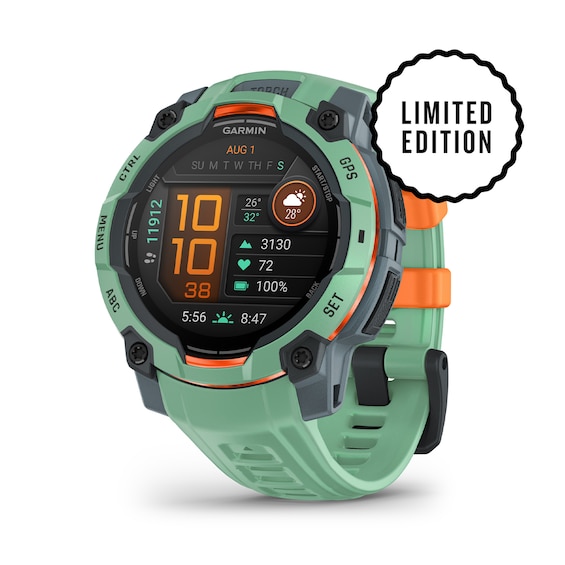 Garmin Instinct 3 45mm Amoled Green Neo Tropic Silicone Limi