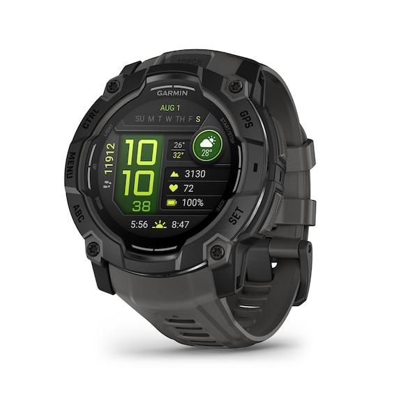 Garmin Instinct 3 50mm Amoled Black Bezel and Charcoal Silic