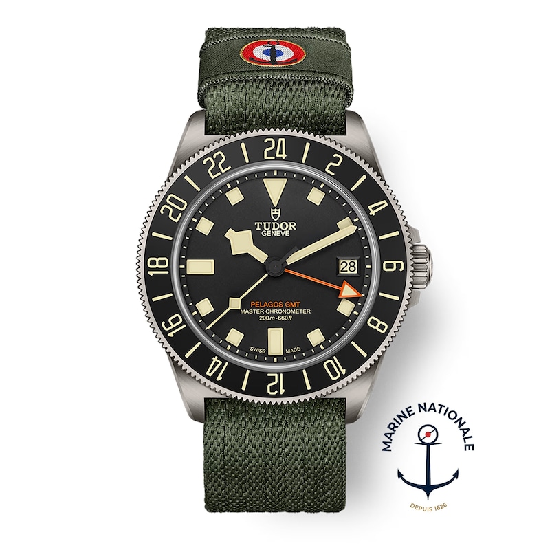 Main Image 1 of Tudor Pelagos FXD GMT Green Fabric Strap Watch