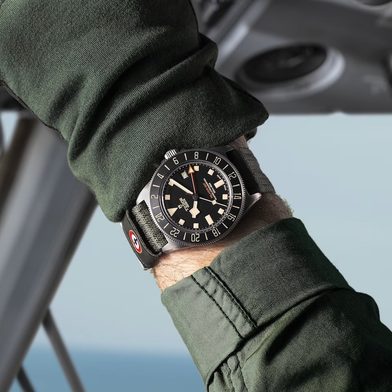 Main Image 3 of Tudor Pelagos FXD GMT Green Fabric Strap Watch