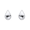 Thumbnail Image 1 of Sterling Silver Polished Droplet Stud Earrings