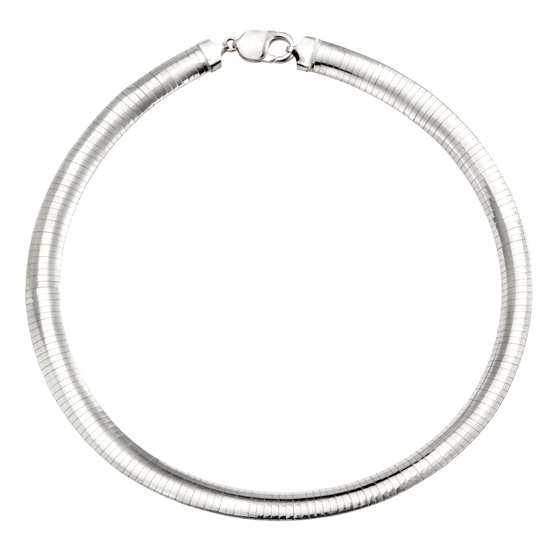 Main Image 1 of Sterling Silver 16.5" Polished Necklet