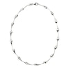 Thumbnail Image 1 of Sterling Silver 16.5" Polished Droplet Necklet