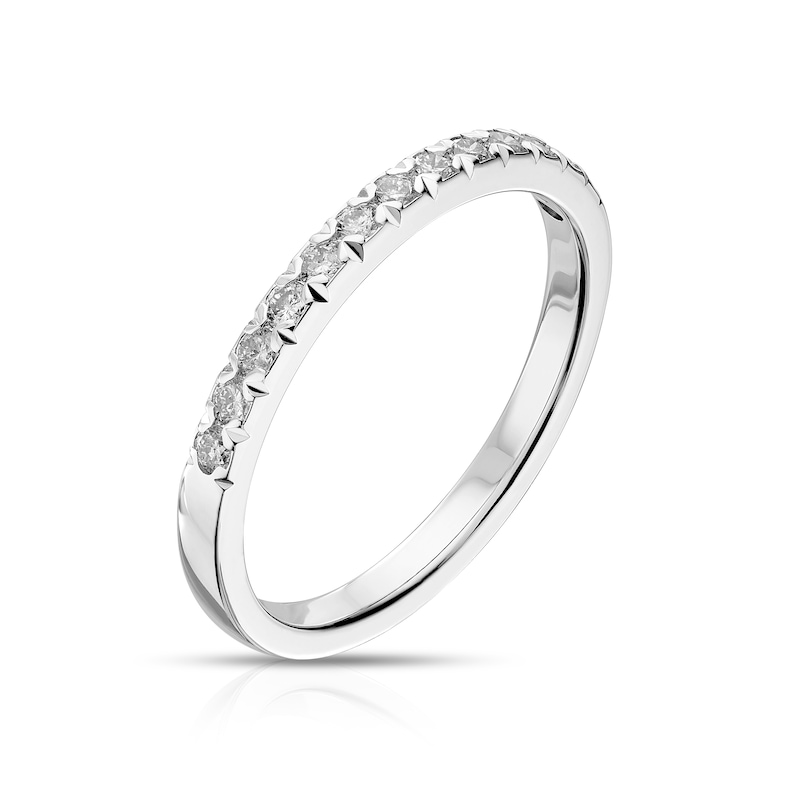 Main Image 2 of 9ct White Gold 0.25ct Diamond Eternity Ring