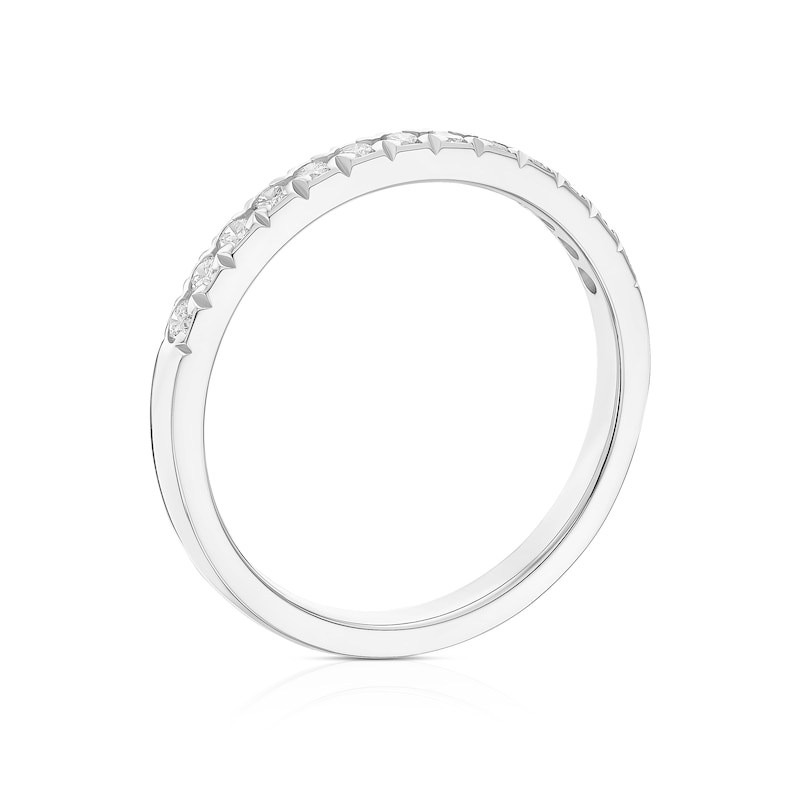 Main Image 3 of 9ct White Gold 0.25ct Diamond Eternity Ring