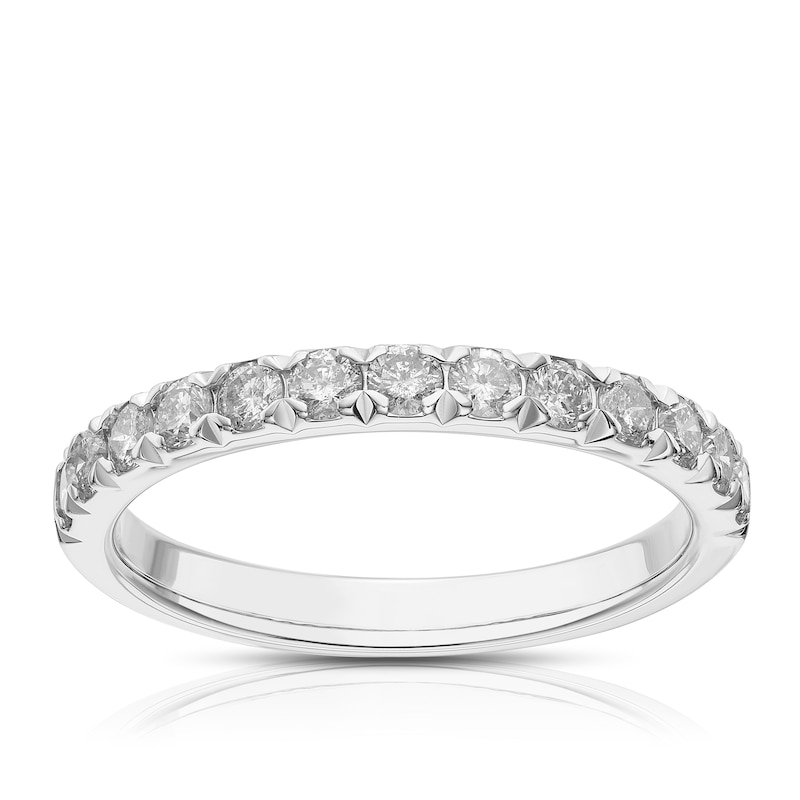Main Image 1 of 9ct White Gold 0.50ct Diamond Eternity Ring