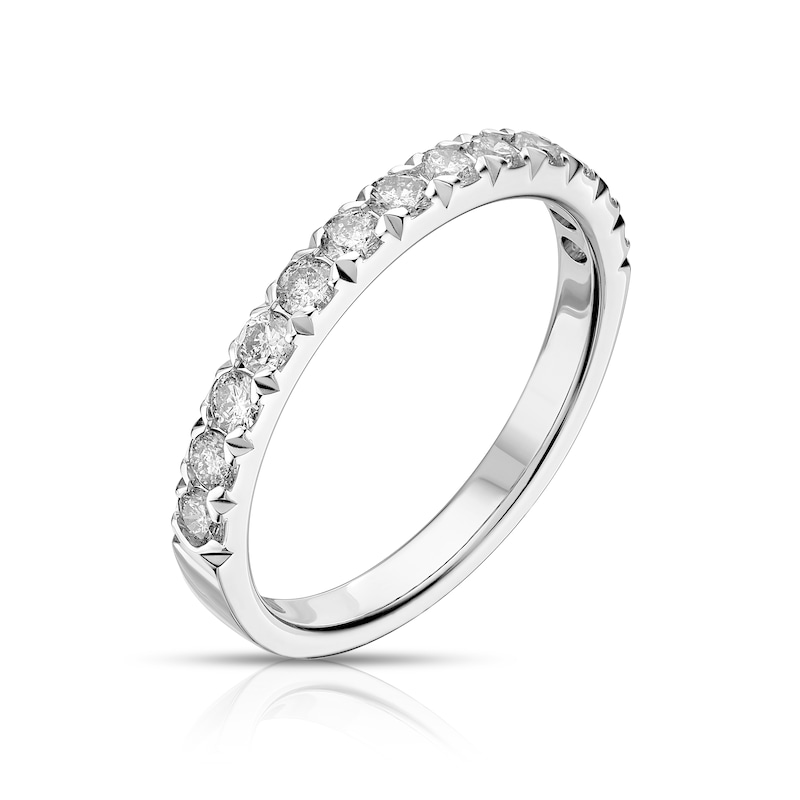 Main Image 2 of 9ct White Gold 0.50ct Diamond Eternity Ring