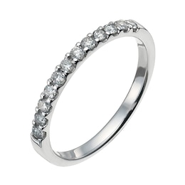 18ct White Gold 0.25ct Eternity Ring