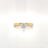 Thumbnail Image 6 of Engagement Ring Eternal Diamond 18ct Gold 0.33ct Total Solitaire Ring